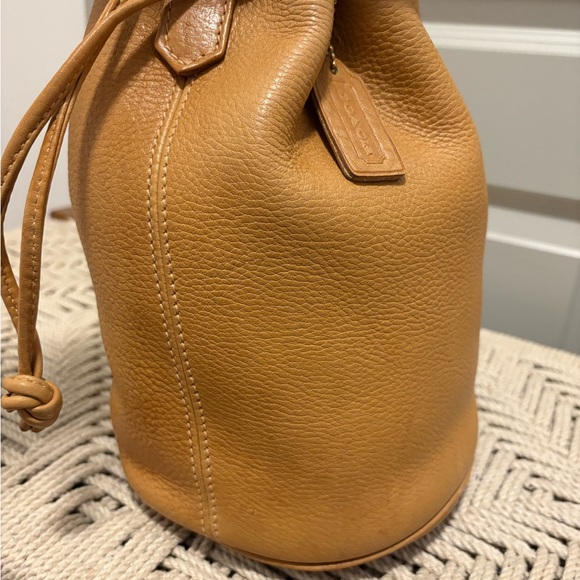Coach Sonoma Leather Drawstring Bucket Bag - Picture 6 of 8